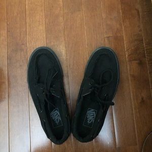 Black slip on vans